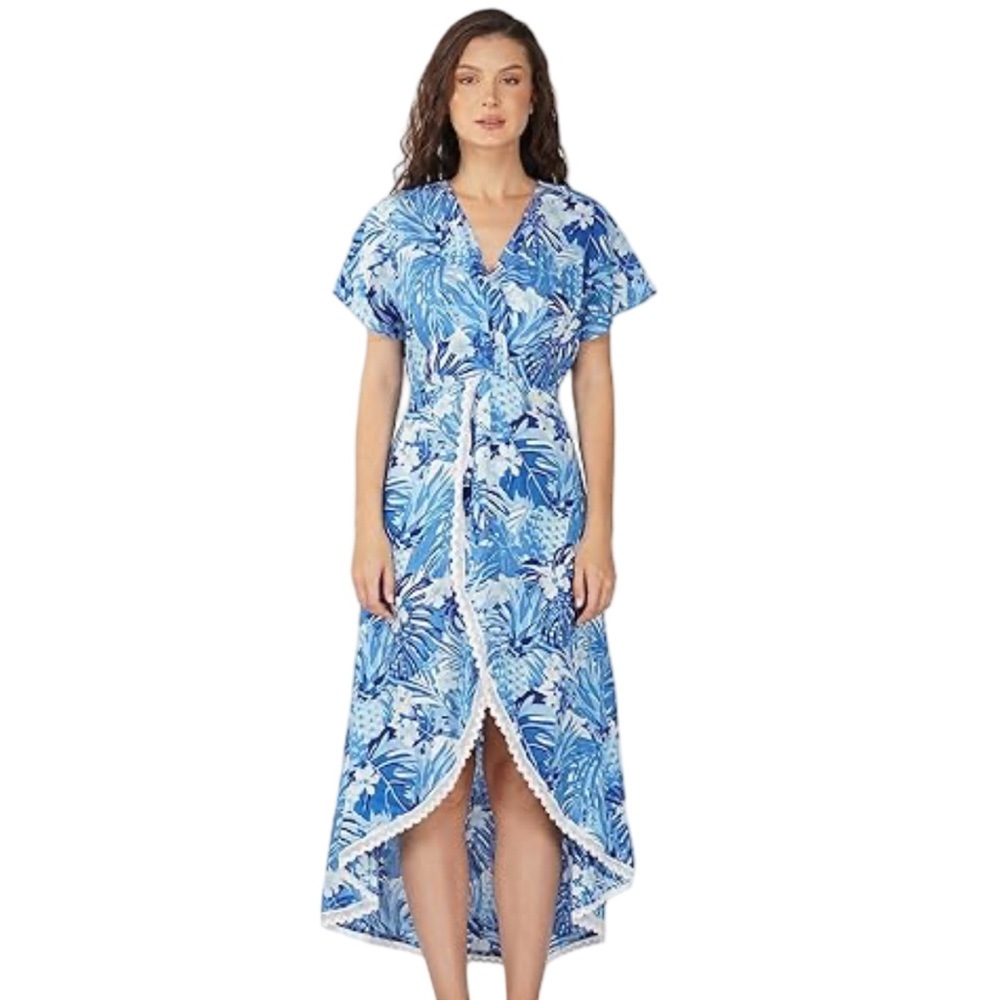 America & Beyond Floral Dress
